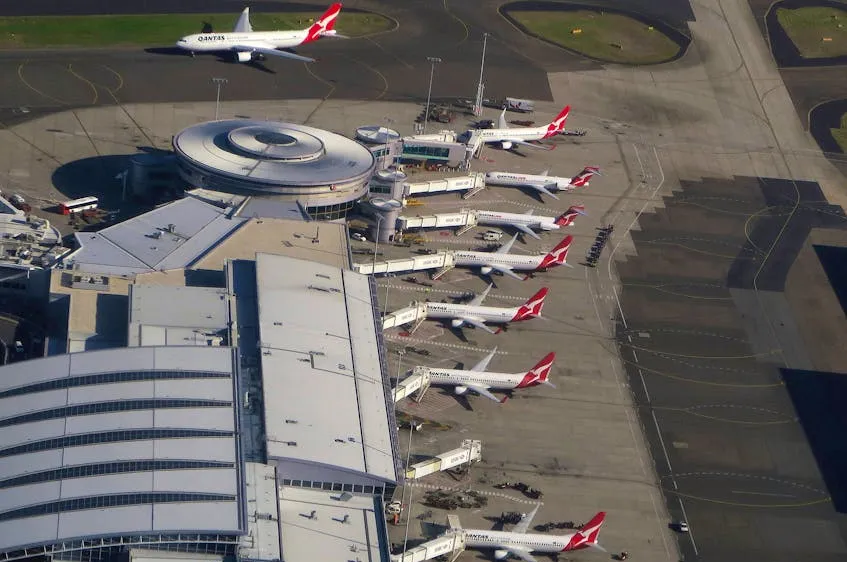 Máy bay của Qantas Airways. Ảnh: REUTERS 