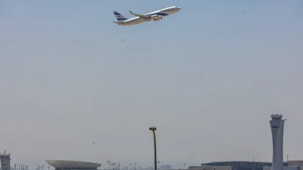 Máy bay của El Al khởi hành tại Sân bay quốc tế Ben Gurion. Ảnh: YOSSI ALONI/FLASH90 