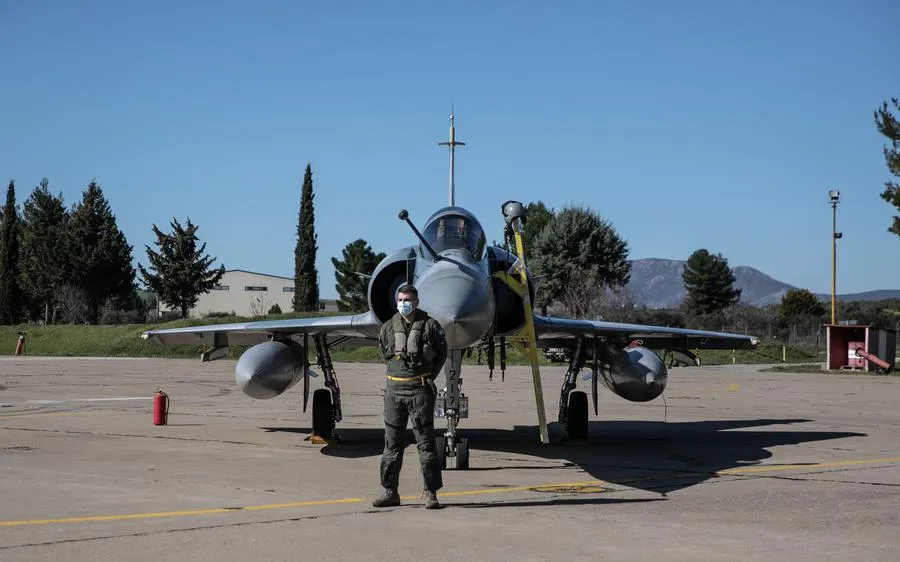 Tiêm kích Mirage 2000. Ảnh: XINHUA