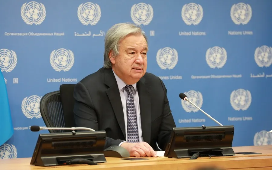 Tổng thư ký LHQ Antonio Guterres. Ảnh: XINHUA 