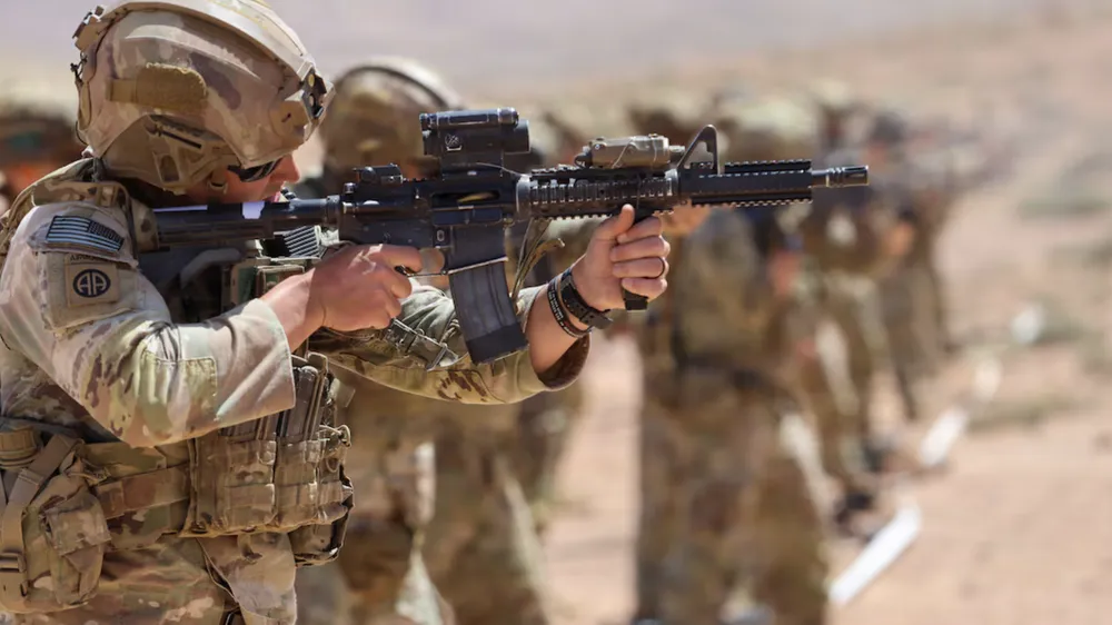 Quân đội Mỹ tham gia huấn luyện tại Trung Đông. Ảnh: CENTCOM 