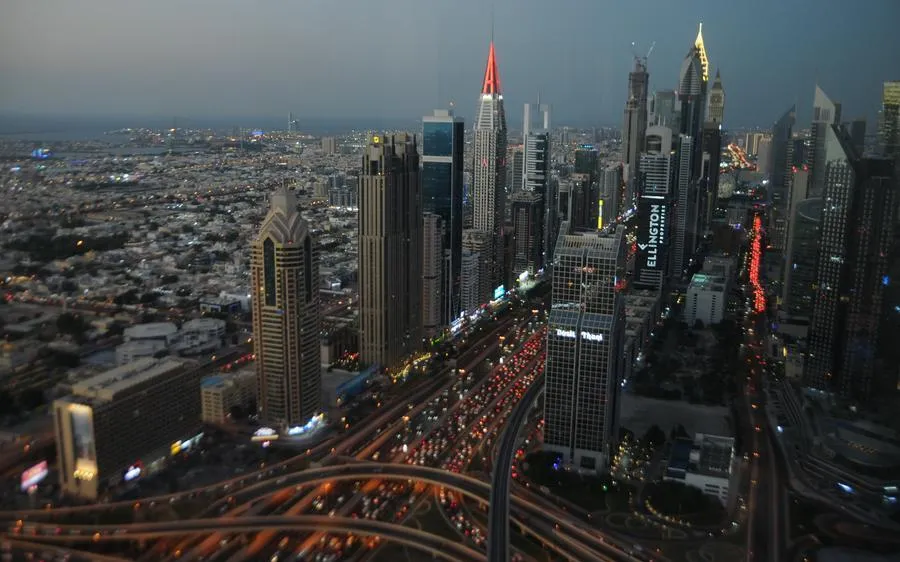 Thành phố Dubai, UAE. Ảnh: XINHUA 