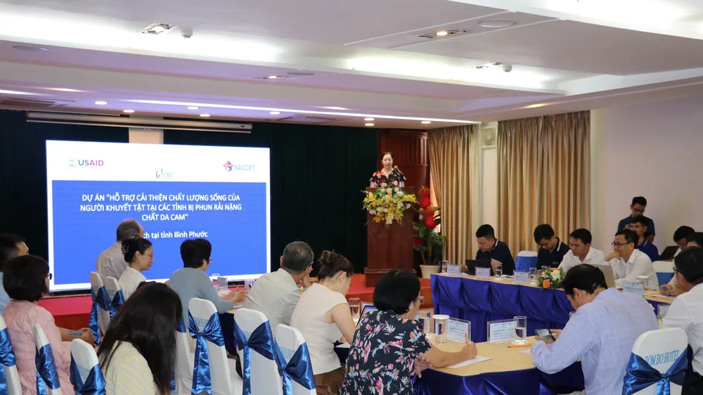 Hơn 3,8 triệu USD hỗ trợ người khuyết tật nhiễm chất độc da cam tại tỉnh Bình Phước