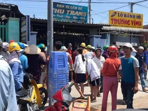 Hiện trường xảy ra sự việc