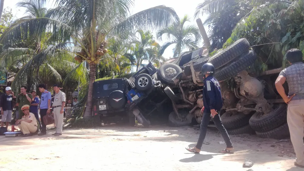 Hiện trường vụ tai nạn
