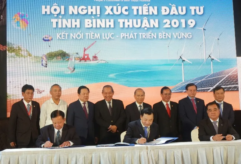 Tỉnh Bình Thuận trao Quyết định chủ trương đầu tư cho các nhà đầu tư
