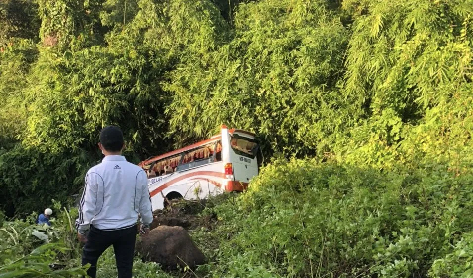 Hiện trường vụ tai nạn. Ảnh: NDCC