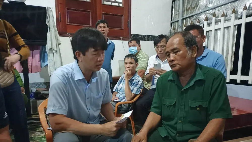 Chính quyền TP Phan Thiết thăm hỏi gia đình anh Nguyễn Hữu Đốn