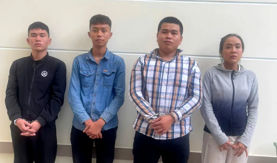 Các đối tượng tham gia bắt giữ người trái pháp luật để đòi nợ