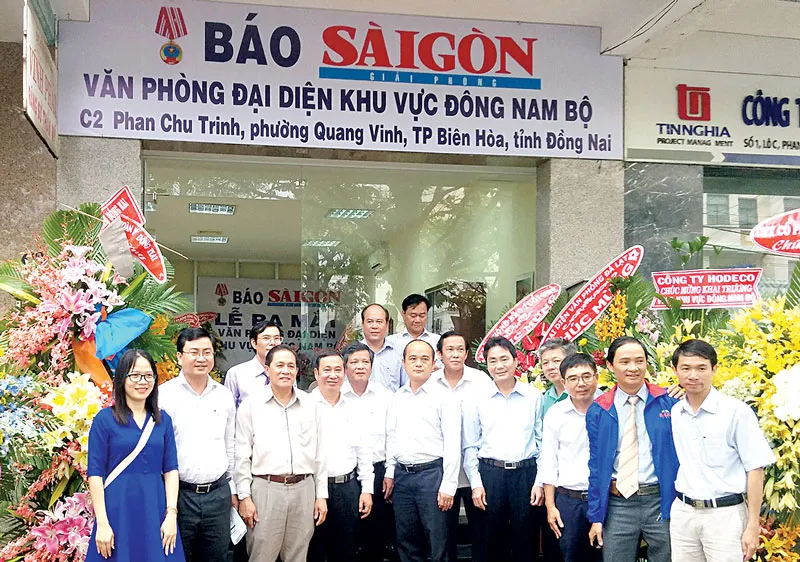 Ra mắt Văn phòng Đại diện Báo Sài Gòn Giải Phóng khu vực Đông Nam bộ