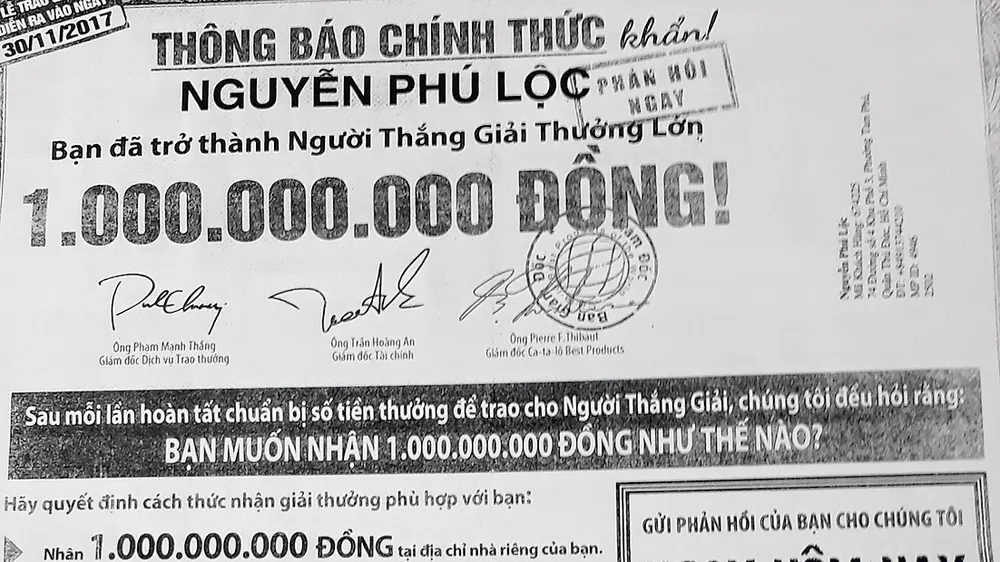 Catalogue tiếp tục lừa dối khách hàng