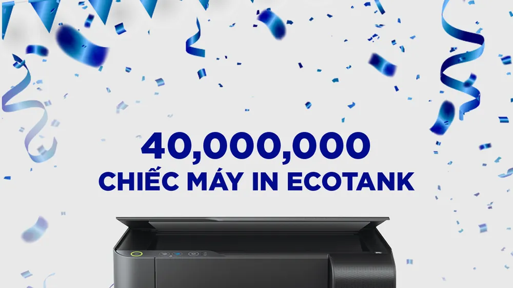 Epson cán mốc 40 triệu chiếc máy in phun được bán ra trên toàn cầu