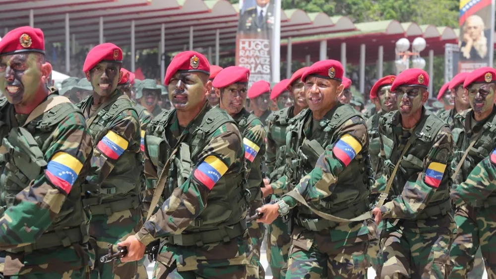 Các binh sỹ quân đội Venezuela. Ảnh: AFP/TTXVN