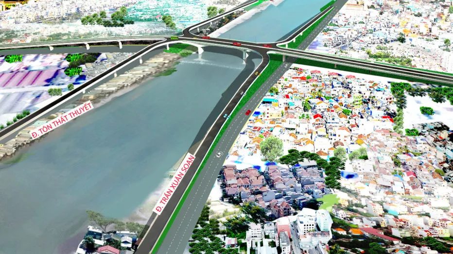 TPHCM: Lấy ý kiến về cầu đường vượt quận 4