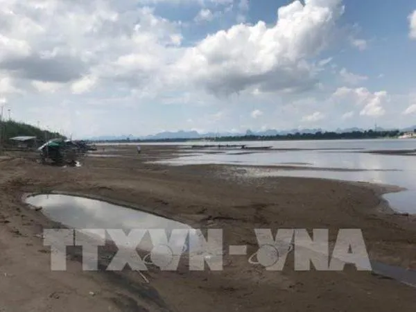 Nước sông Mekong thấp hơn cùng kỳ 2 năm trước
