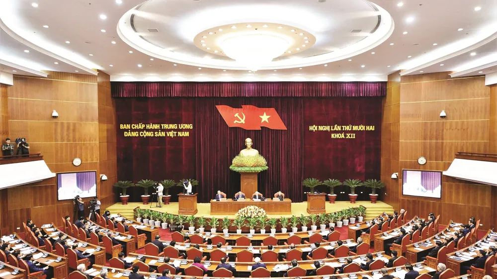 Ngày làm việc thứ 2 Hội nghị lần thứ 12 Ban Chấp hành Trung ương Đảng khóa XII