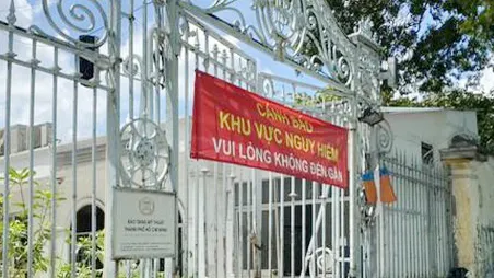 Khắc phục sự cố xây dựng ảnh hưởng đến Bảo tàng Mỹ thuật TPHCM