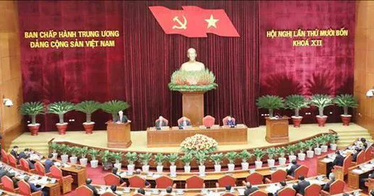 Ngày làm việc thứ ba Hội nghị Trung ương lần thứ 14: Thảo luận dự thảo Quy chế làm việc và Quy chế bầu cử Đại hội XIII của Đảng