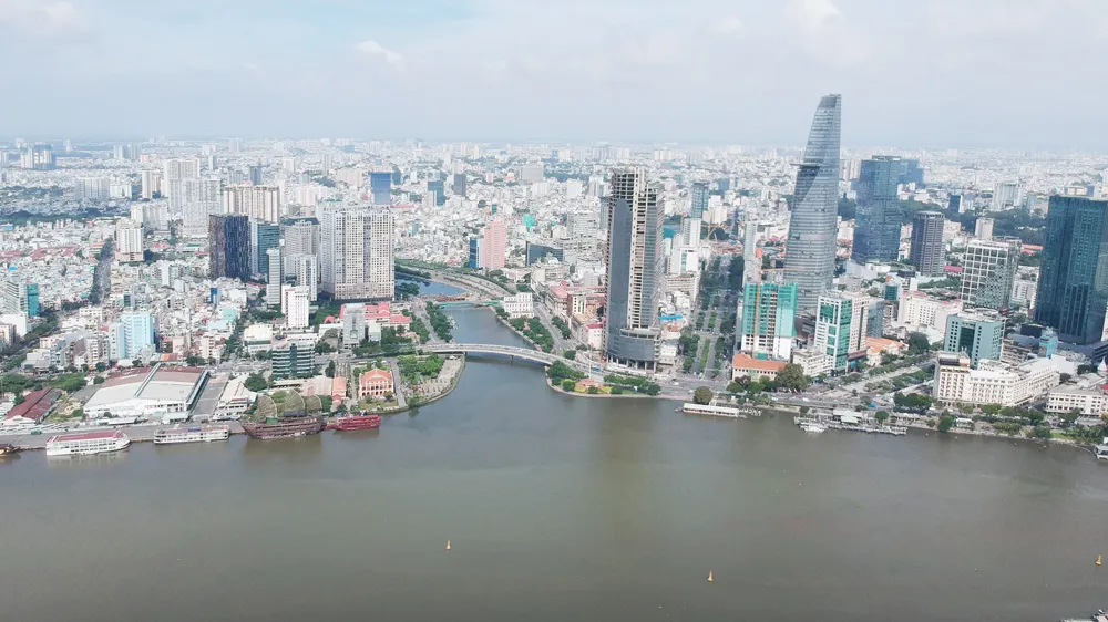 Sông Sài Gòn, nguồn cung cấp nước quan trọng của TPHCM. Ảnh: CAO THĂNG