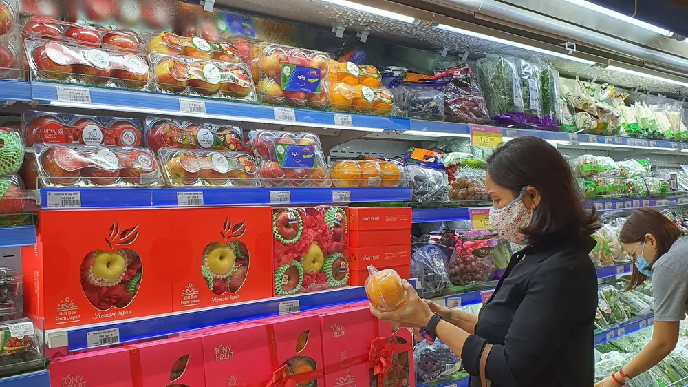 Giỏ quà trái cây hút khách