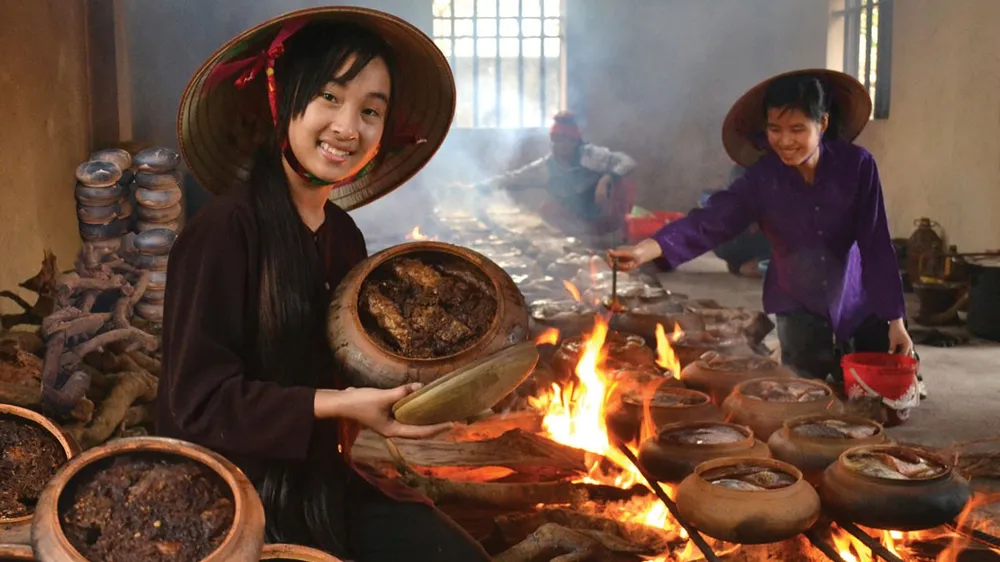 Cá kho tiến vua làng Vũ Đại