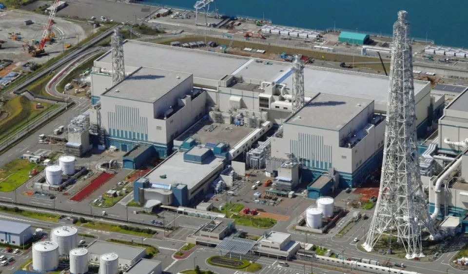 Nhà máy Kashiwazaki-Kariwa của công ty TEPCO tại tỉnh Niigata, Nhật Bản. Nguồn: Kyodo