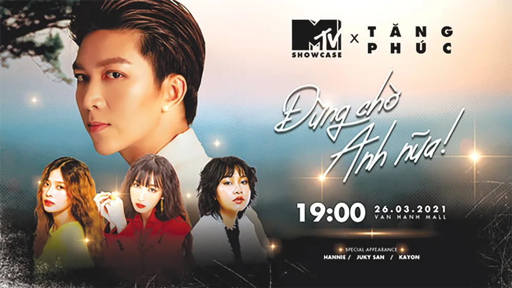 MTV Showcase tháng 3 “tăng nhiệt” với dàn lineup cực chất