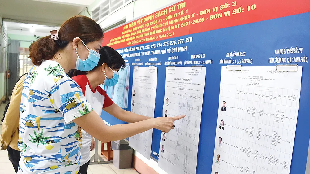 Cử tri tìm hiểu kỹ để “chọn mặt gửi vàng”