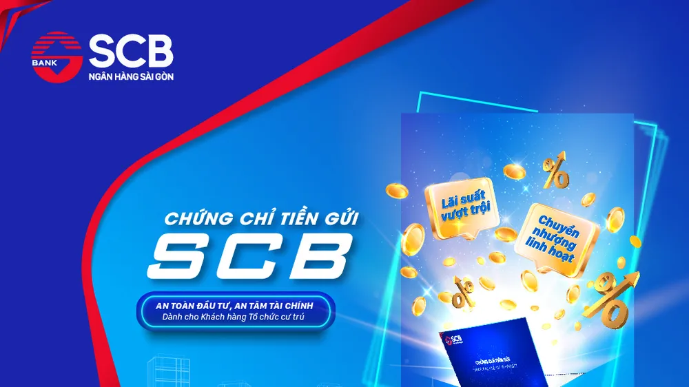 SCB phát hành chứng chỉ tiền gửi mới dành cho khách hàng doanh nghiệp