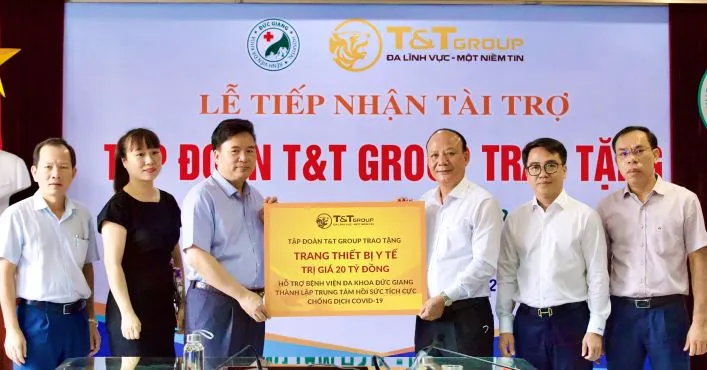  T&T Group tài trợ 20 tỷ đồng giúp Bệnh viện Đức Giang lập Trung tâm ICU chống dịch Covid-19