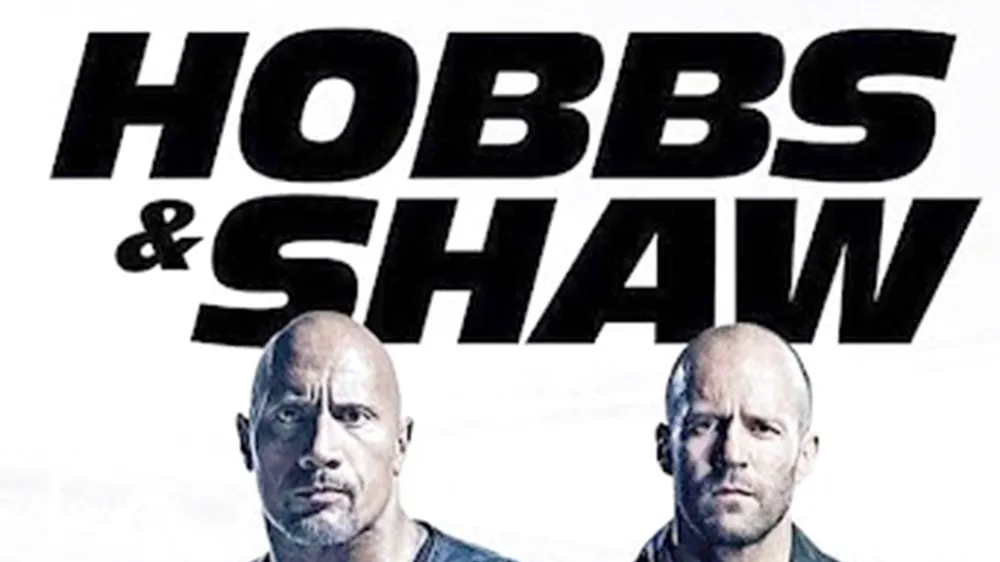 Poster phim Hobb and Shaw do The Rock sản xuất