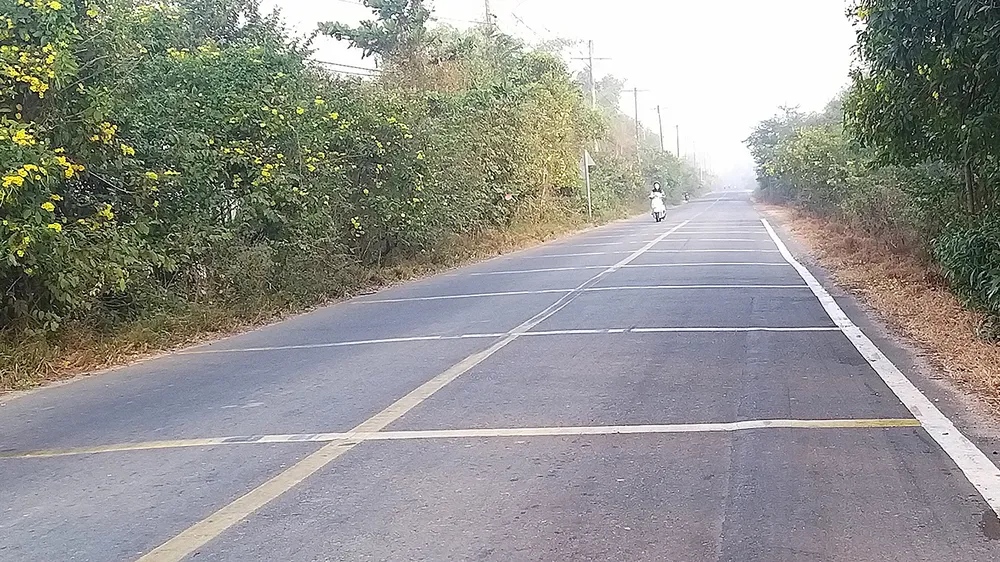 Gờ giảm tốc dày đặc