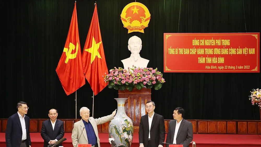 Phát biểu của đồng chí Tổng Bí thư Nguyễn Phú Trọng trong dịp về thăm tỉnh Hòa Bình (Ngày 22-3-2022)