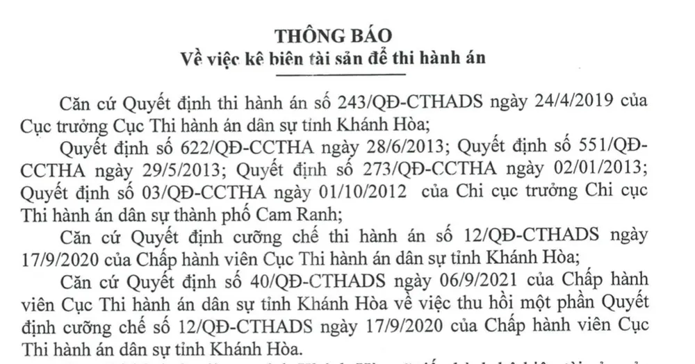 Cục Thi hành án kê biên tài sản ngoài danh mục thế chấp có đúng luật?