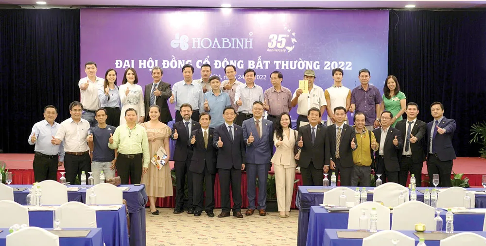 Đại hội đồng cổ đông bất thường 2022: Cổ đông HBC đồng thuận 100% các nội dung tờ trình 