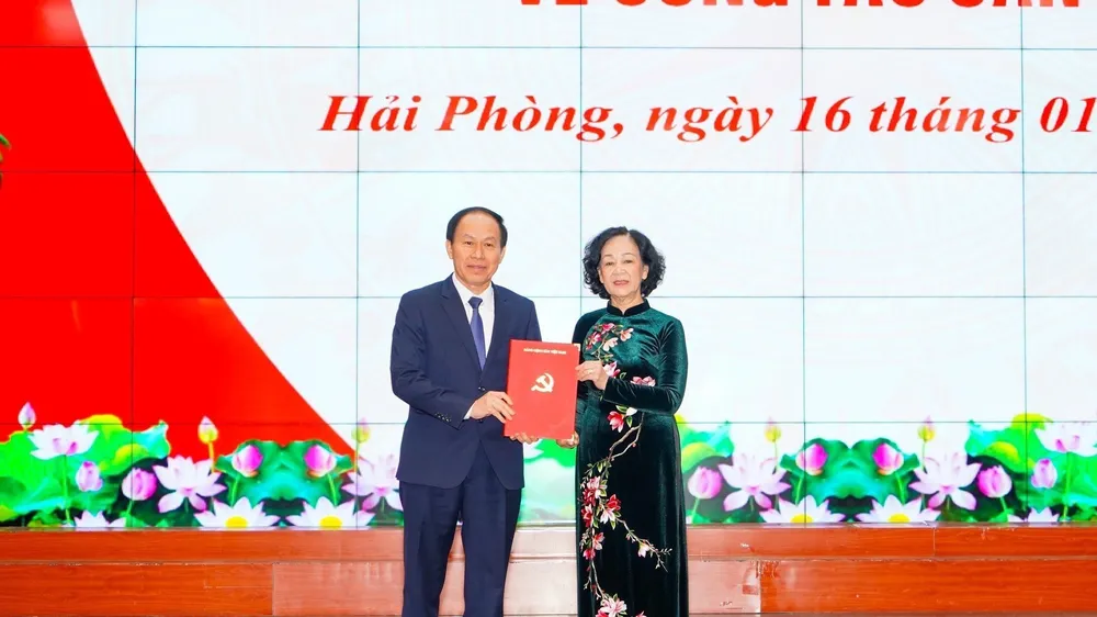 Đồng chí Lê Tiến Châu giữ chức Bí thư Thành ủy Hải Phòng