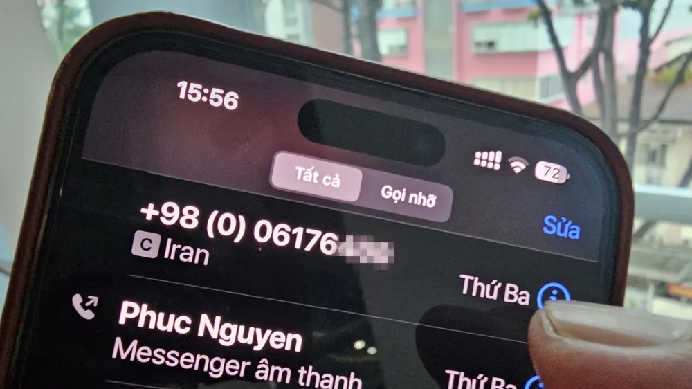 Một cuộc gọi lừa đảo từ tổng đài ảo có đầu số nước ngoài. Ảnh: TẤN BA