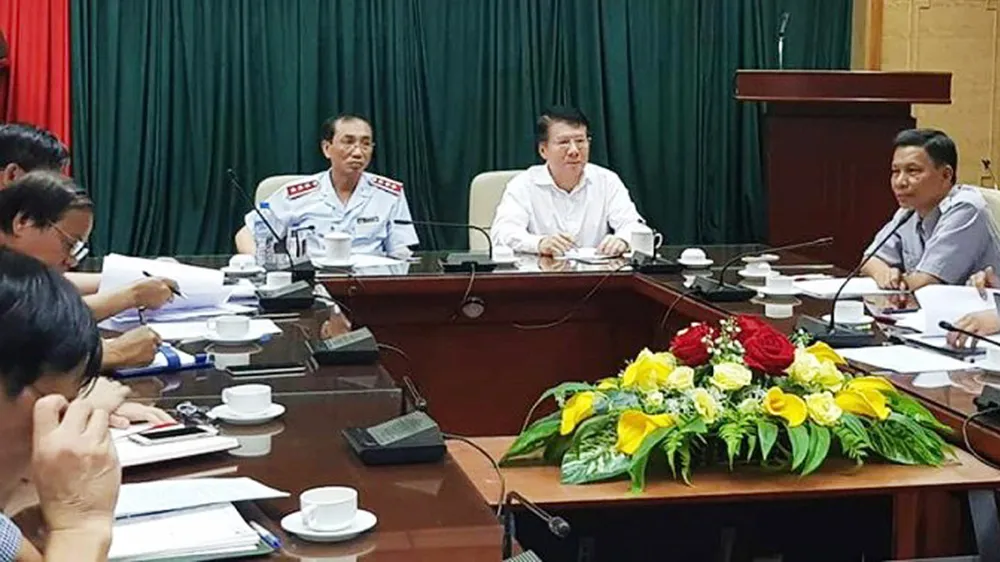 Buổi công bố quyết định thanh tra tại Bộ Y tế