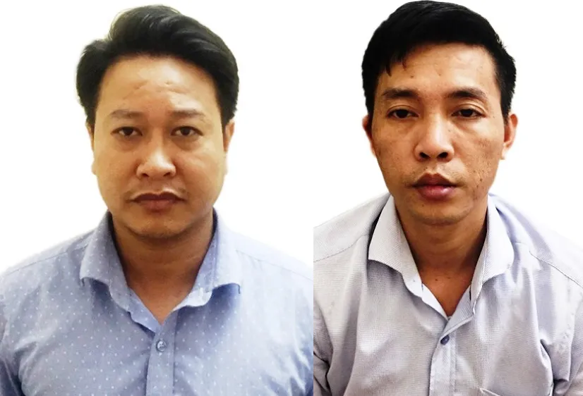 2 bị can Nguyễn Khắc Tuấn và Đỗ Mạnh Tuấn