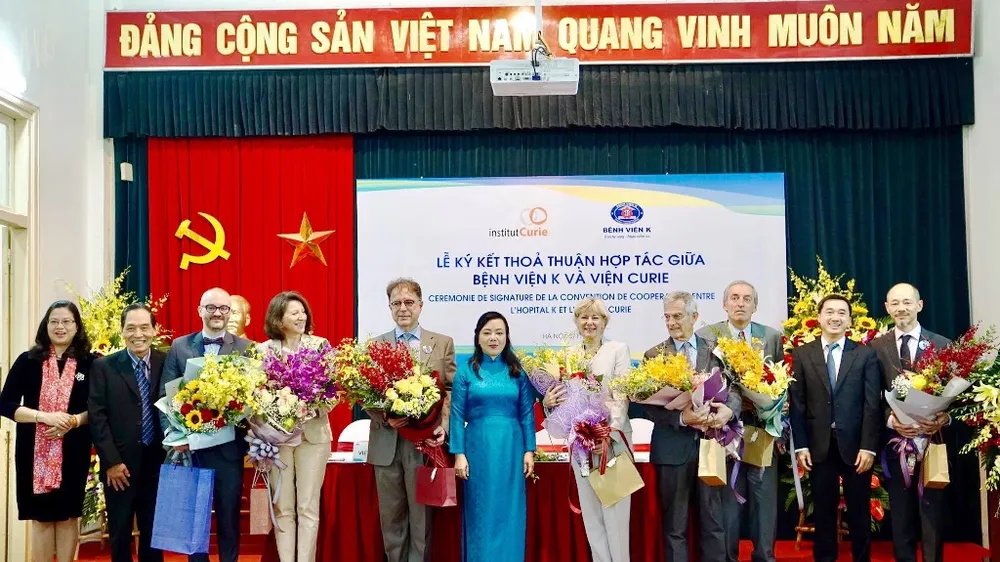 Bệnh viện K và Viện Curie, Pháp hợp tác nâng cao hiệu quả điều trị ung thư