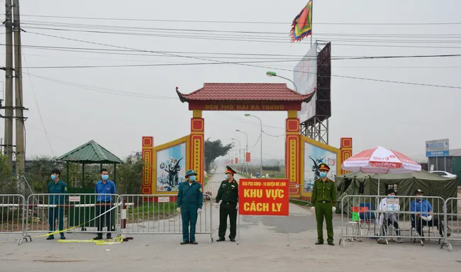 Thêm 2 ca mắc mới Covid-19 tại ổ dịch Hạ Lôi