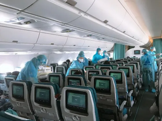 Sáng nay 28-7, chuyến bay đặc biệt cất cánh tới Guinea Xích đạo đón công dân Việt Nam, với 129 người mắc Covid-19