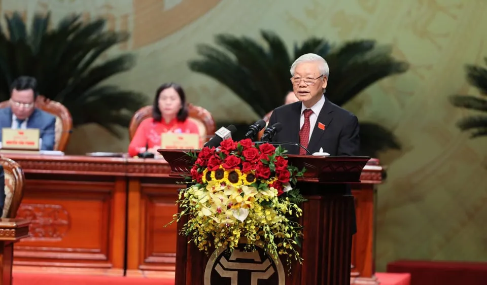 Tổng Bí thư, Chủ tịch nước Nguyễn Phú Trọng: Xây dựng Đảng bộ Hà Nội tiêu biểu, kiểu mẫu về mọi mặt