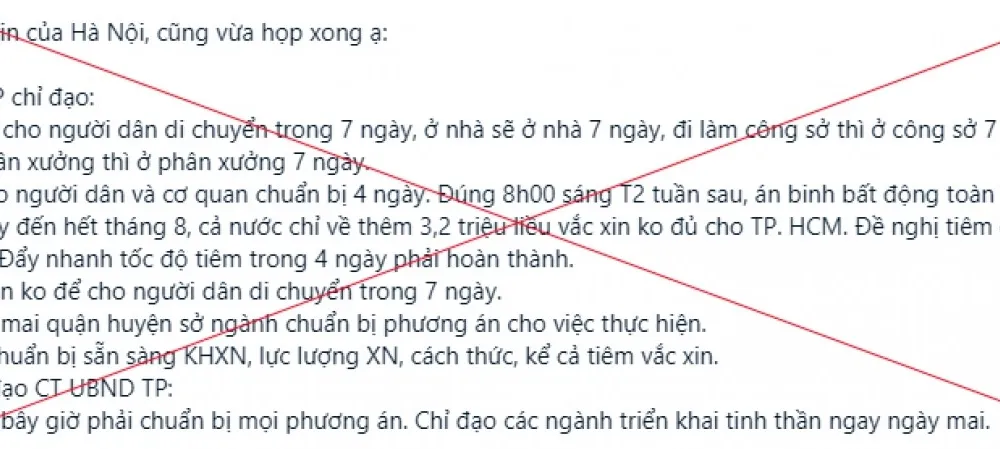 Hà Nội bác tin "án binh bất động toàn thành phố"