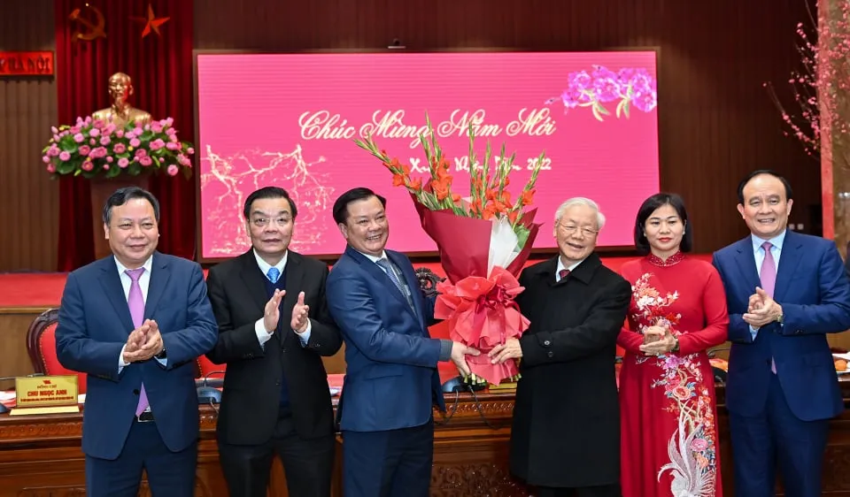 Tổng Bí thư Nguyễn Phú Trọng: Hà Nội phải phấn đấu cho xứng đáng với vai trò, vị trí là Thủ đô