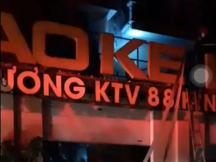 Quán Karaoke KTV 88 phát hỏa giữa đêm, vợ chồng chủ quán tử vong