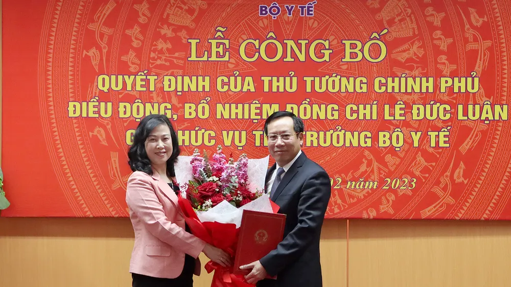 Ông Lê Đức Luận giữ chức Thứ trưởng Bộ Y tế