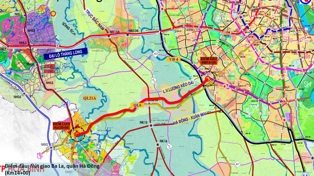 Hà Nội xem xét điều chỉnh đầu tư một số tuyến đường và công trình trọng điểm
