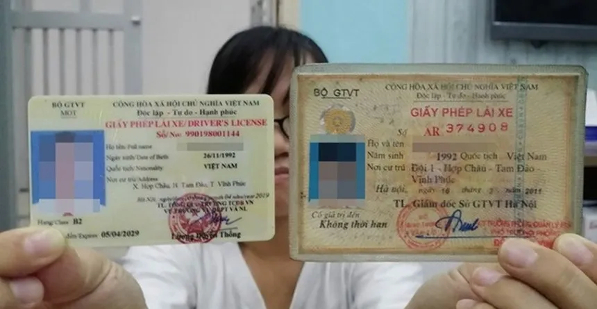 Chưa bắt buộc đổi giấy phép lái xe sang thẻ nhựa