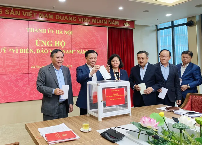 Lãnh đạo TP Hà Nội dành ít nhất 1 ngày lương ủng hộ Quỹ “Vì biển, đảo Việt Nam”